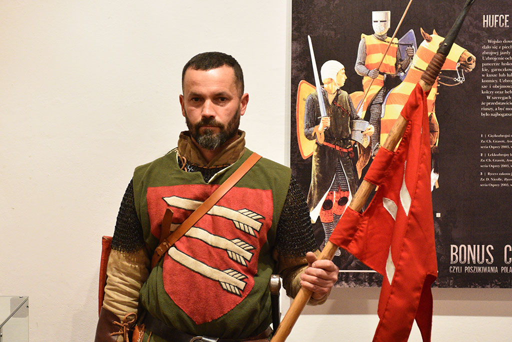 Wystawa artefaktów znalezionych w miejscu bitwy pod Legnicą