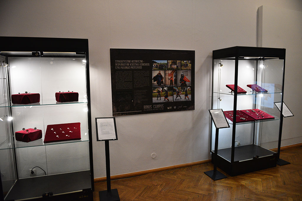 Wystawa artefaktów znalezionych w miejscu bitwy pod Legnicą