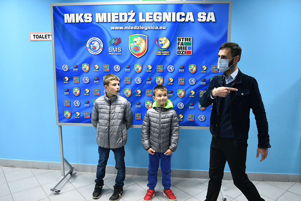 Zobaczyli szatnię zawodników i koronę stadionu „Miedzianki”
