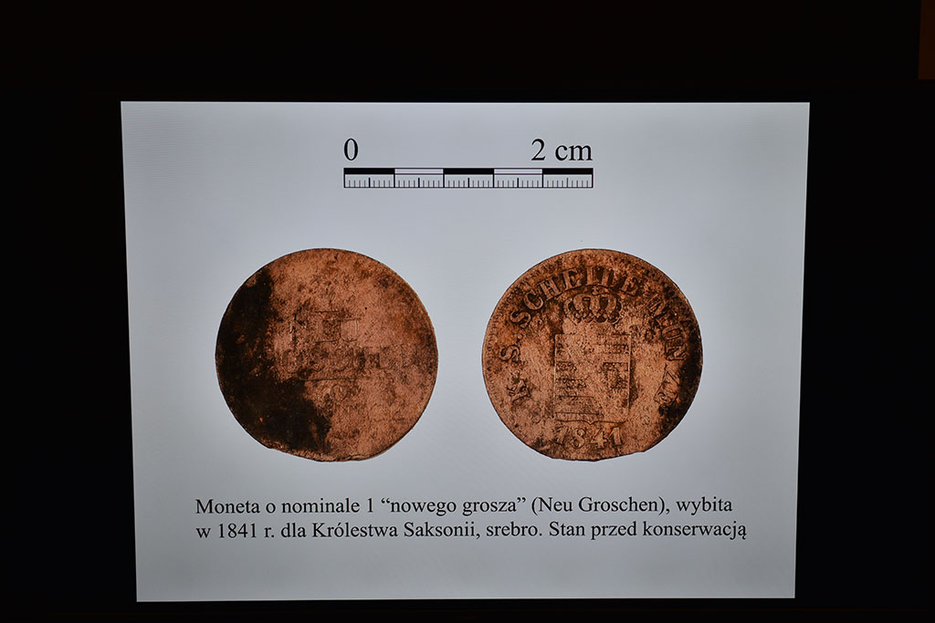 Wystawa artefaktów znalezionych w miejscu bitwy pod Legnicą