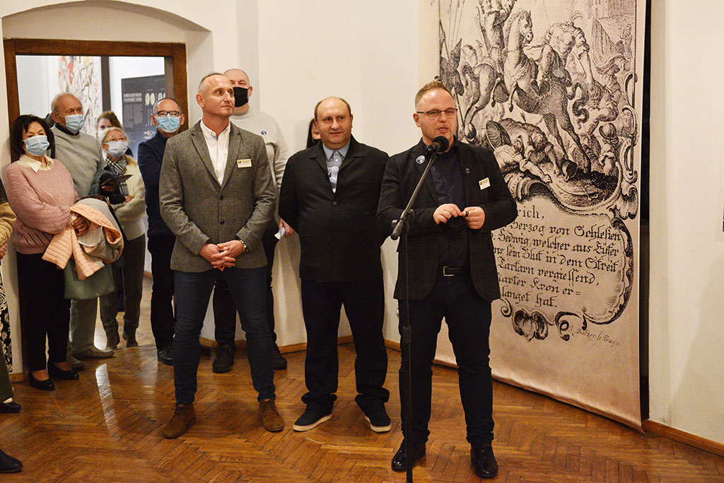 Wystawa artefaktów znalezionych w miejscu bitwy pod Legnicą