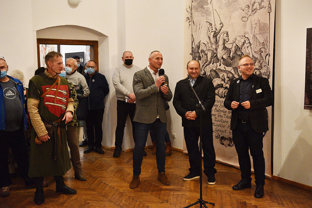 Wystawa artefaktów znalezionych w miejscu bitwy pod Legnicą