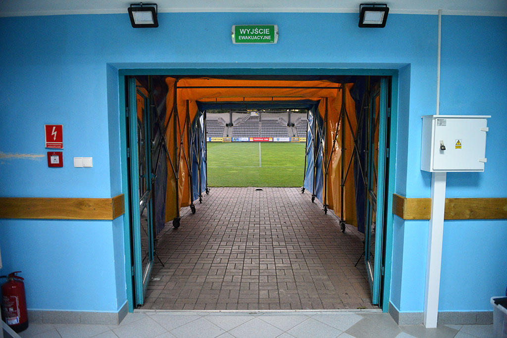 Zobaczyli szatnię zawodników i koronę stadionu „Miedzianki”