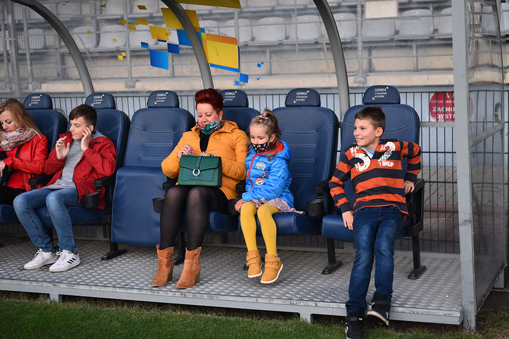 Zobaczyli szatnię zawodników i koronę stadionu „Miedzianki”
