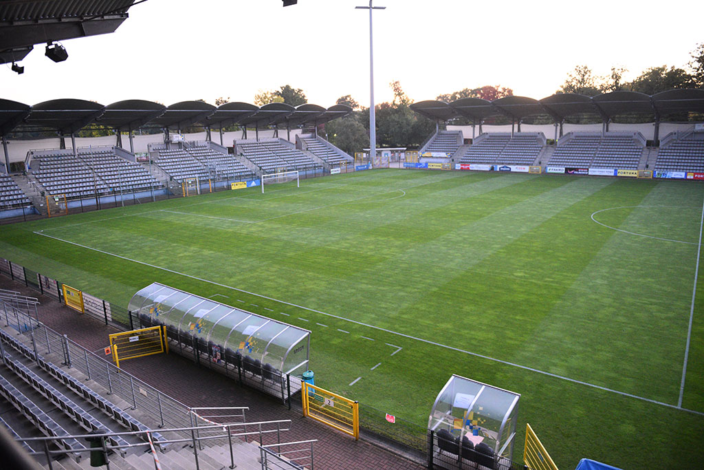 Zobaczyli szatnię zawodników i koronę stadionu „Miedzianki”