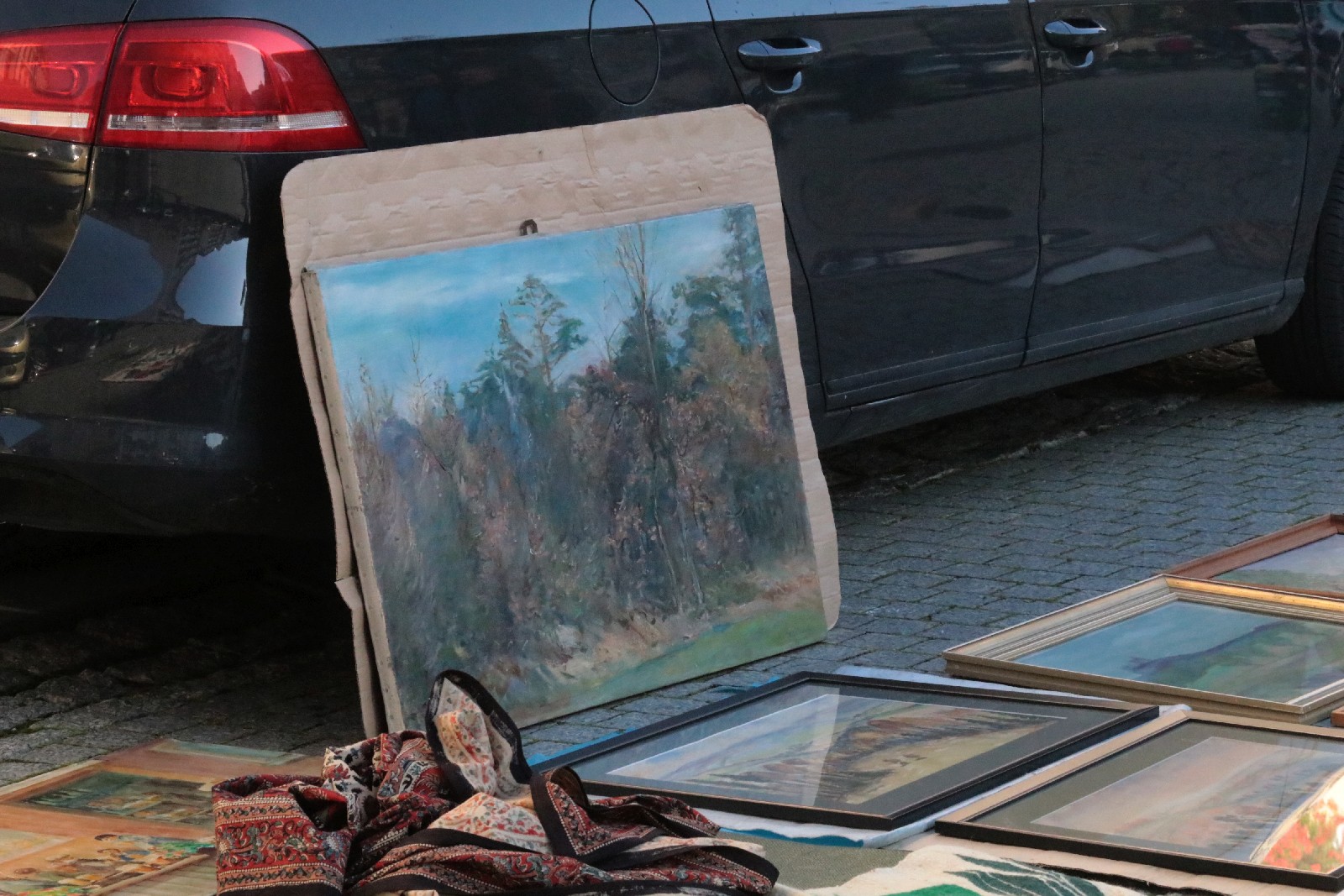 Październikowy Legnicki Jarmark Staroci na legnickim rynku