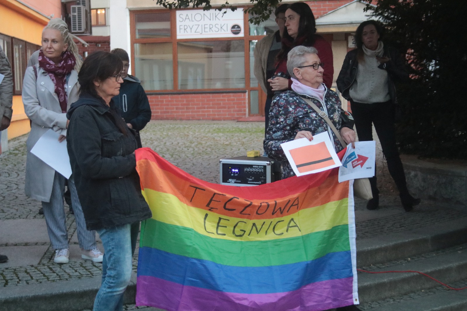 Legniczanie nie chcą polexitu. Protestowali w centrum miasta