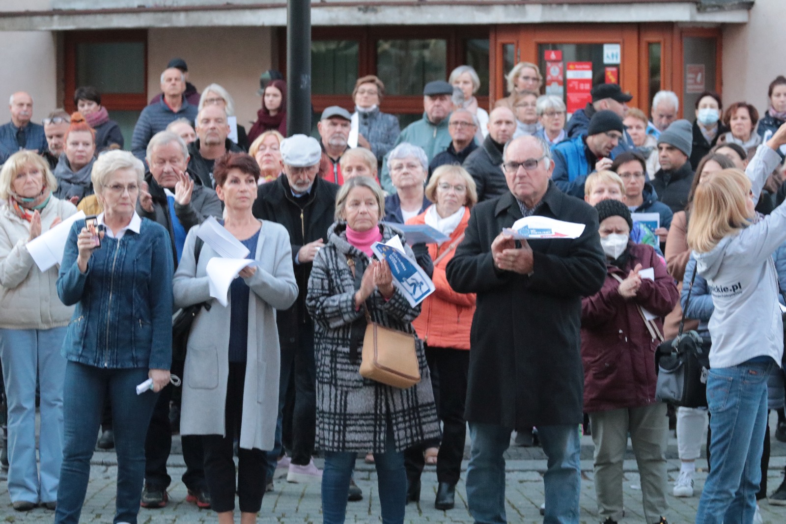 Legniczanie nie chcą polexitu. Protestowali w centrum miasta