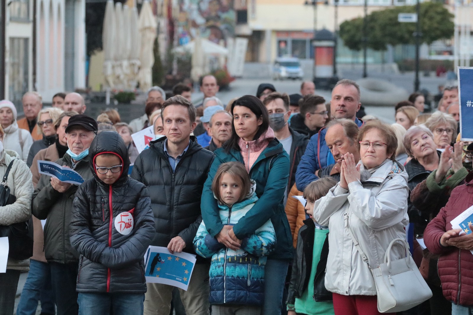 Legniczanie nie chcą polexitu. Protestowali w centrum miasta
