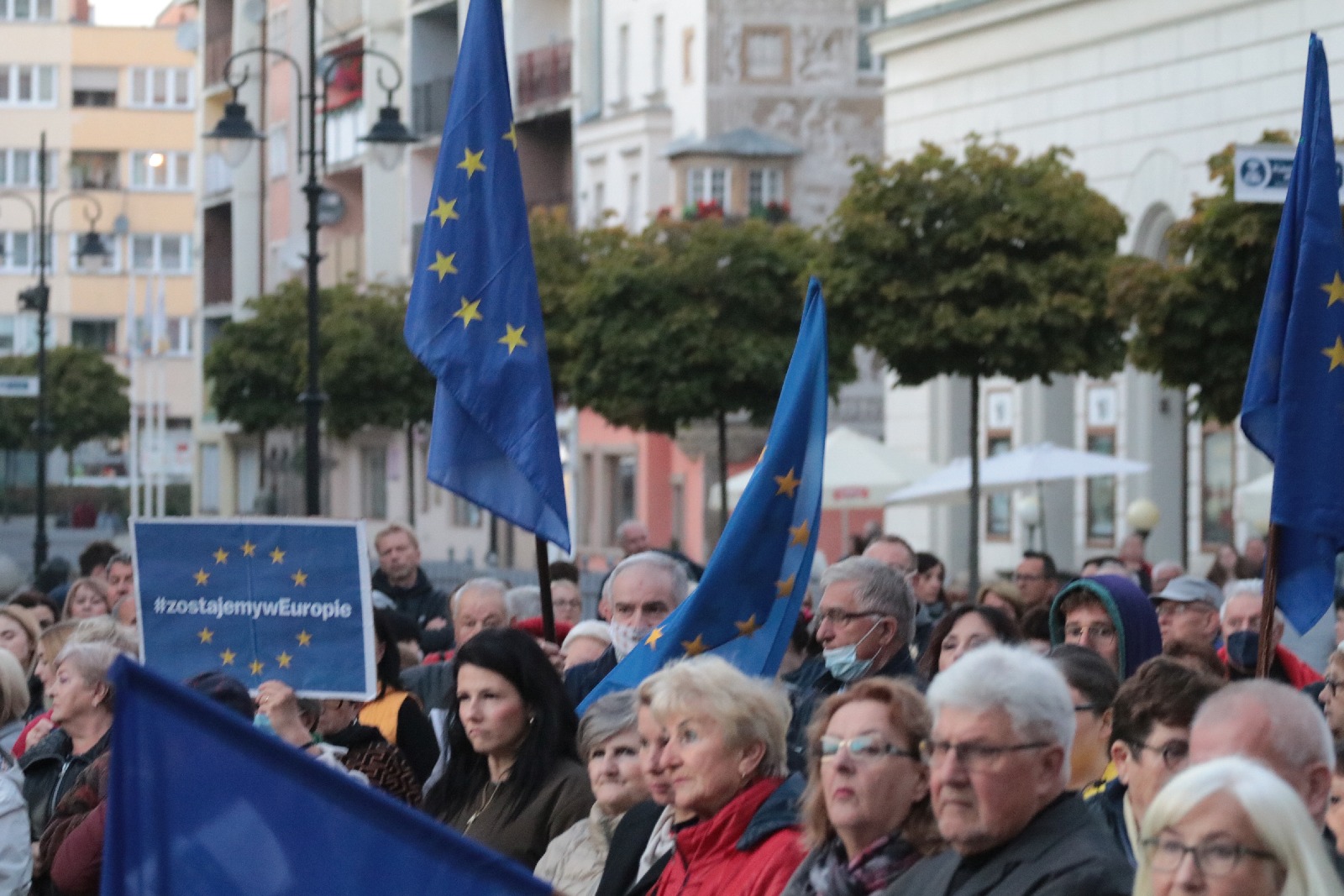 Legniczanie nie chcą polexitu. Protestowali w centrum miasta