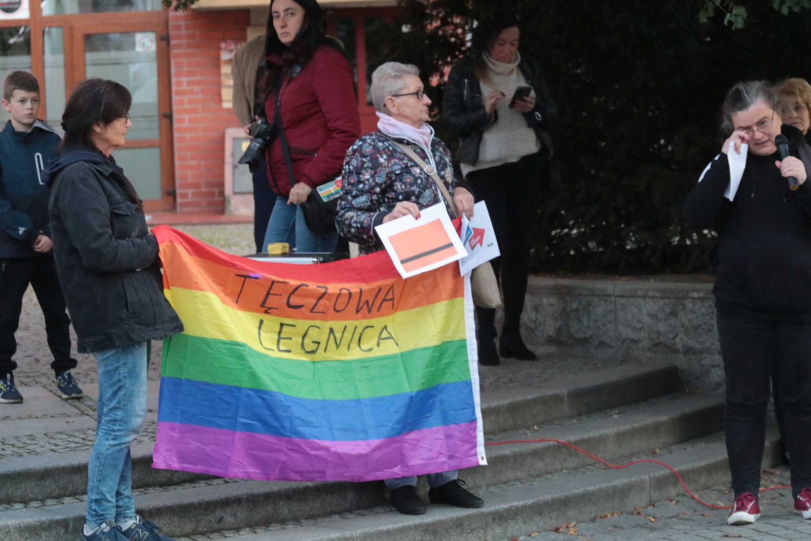 Legniczanie nie chcą polexitu. Protestowali w centrum miasta