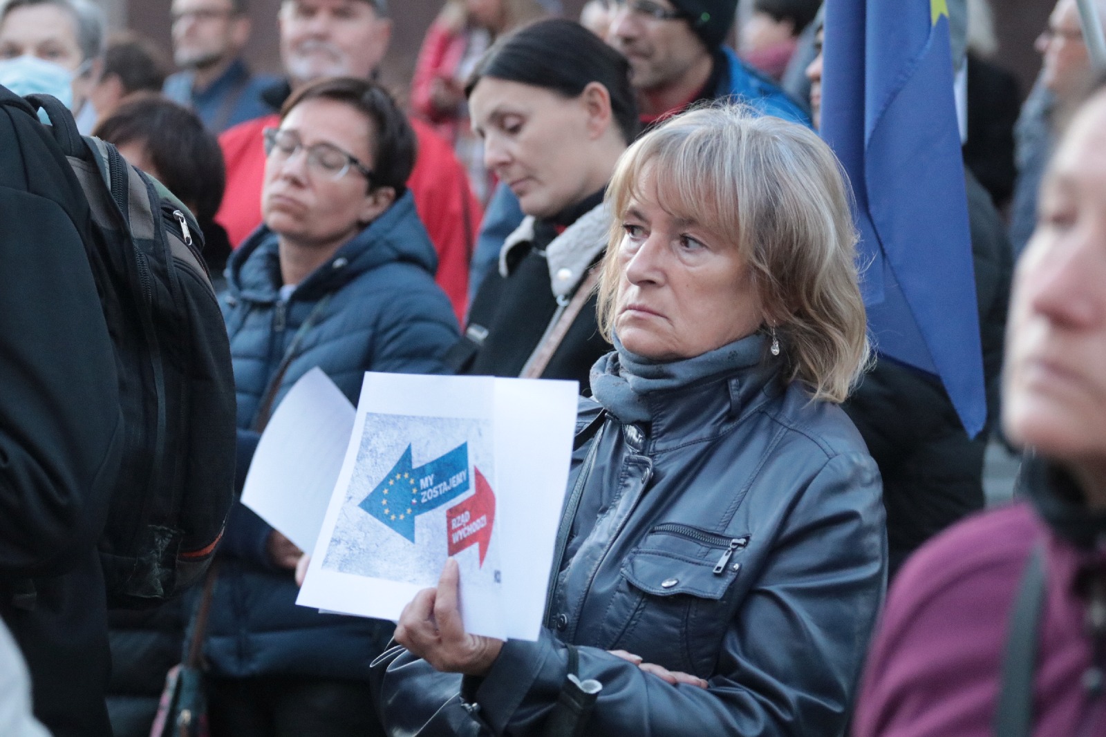 Legniczanie nie chcą polexitu. Protestowali w centrum miasta