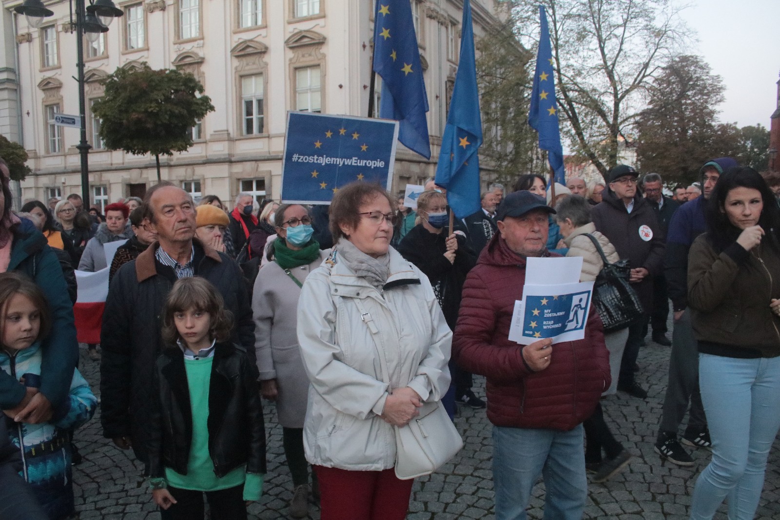 Legniczanie nie chcą polexitu. Protestowali w centrum miasta