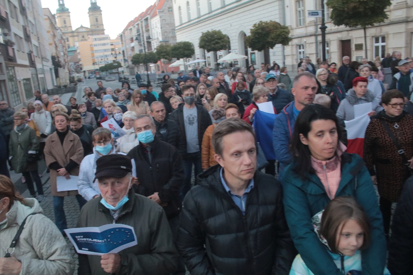 Legniczanie nie chcą polexitu. Protestowali w centrum miasta