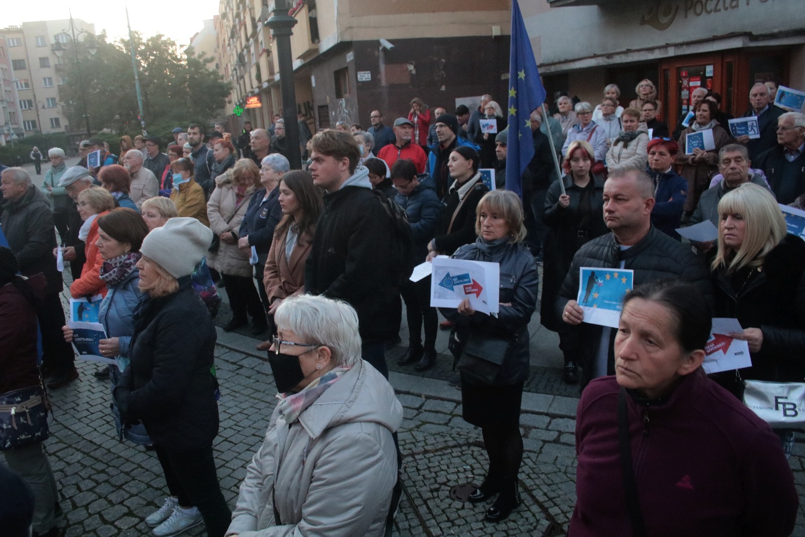 Legniczanie nie chcą polexitu. Protestowali w centrum miasta