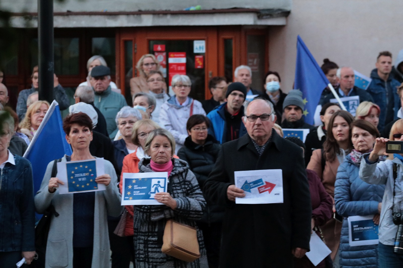 Legniczanie nie chcą polexitu. Protestowali w centrum miasta