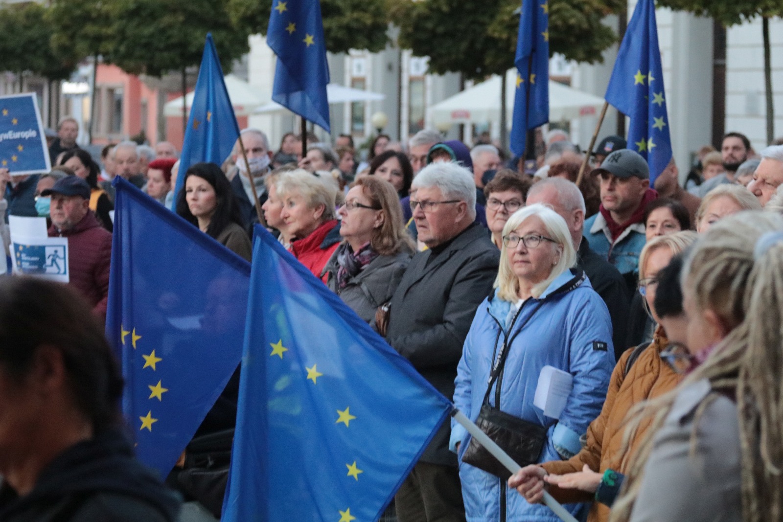 Legniczanie nie chcą polexitu. Protestowali w centrum miasta