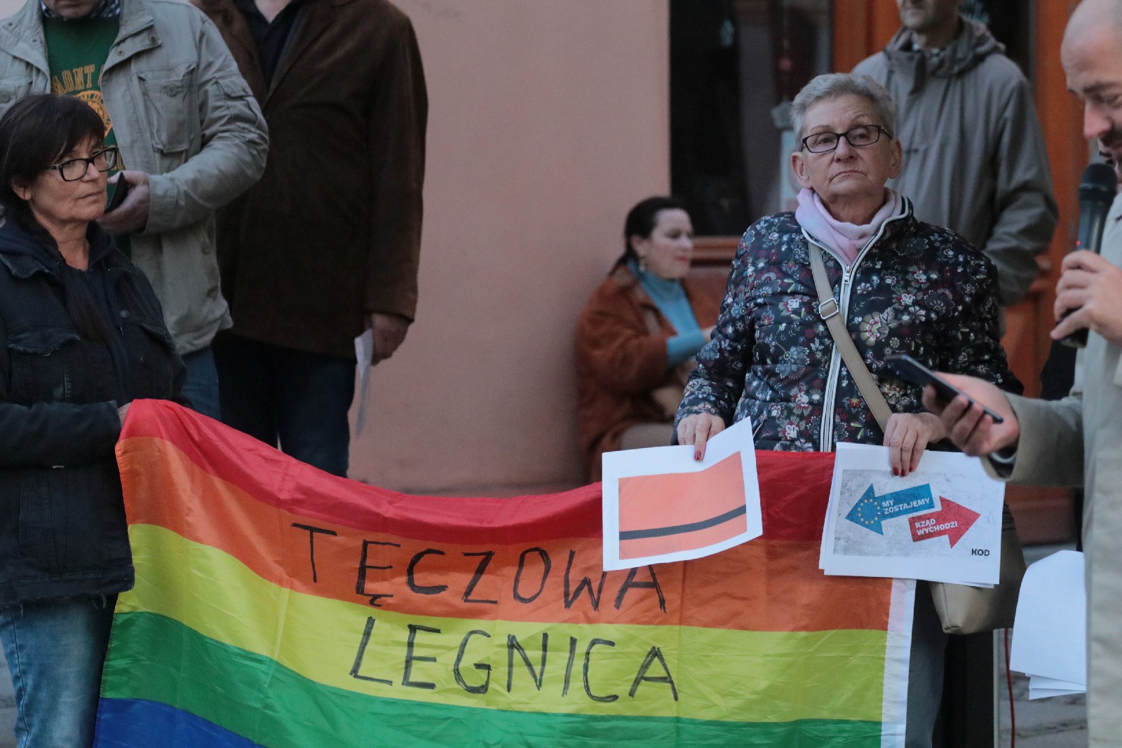 Legniczanie nie chcą polexitu. Protestowali w centrum miasta
