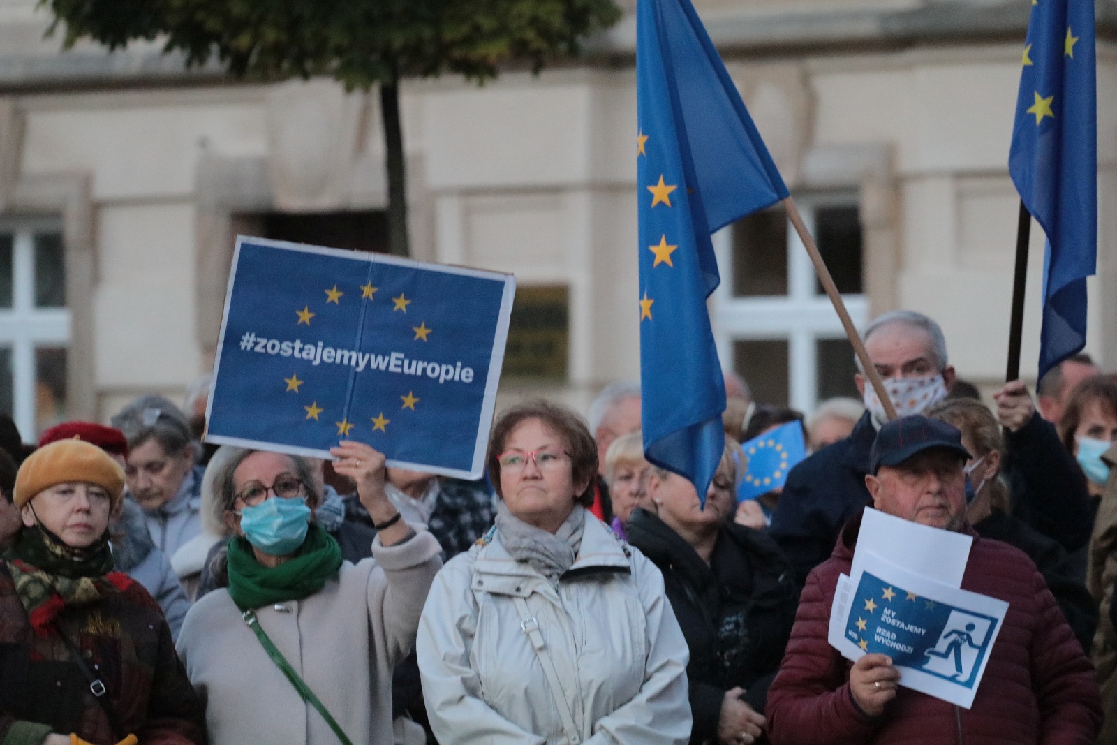 Legniczanie nie chcą polexitu. Protestowali w centrum miasta