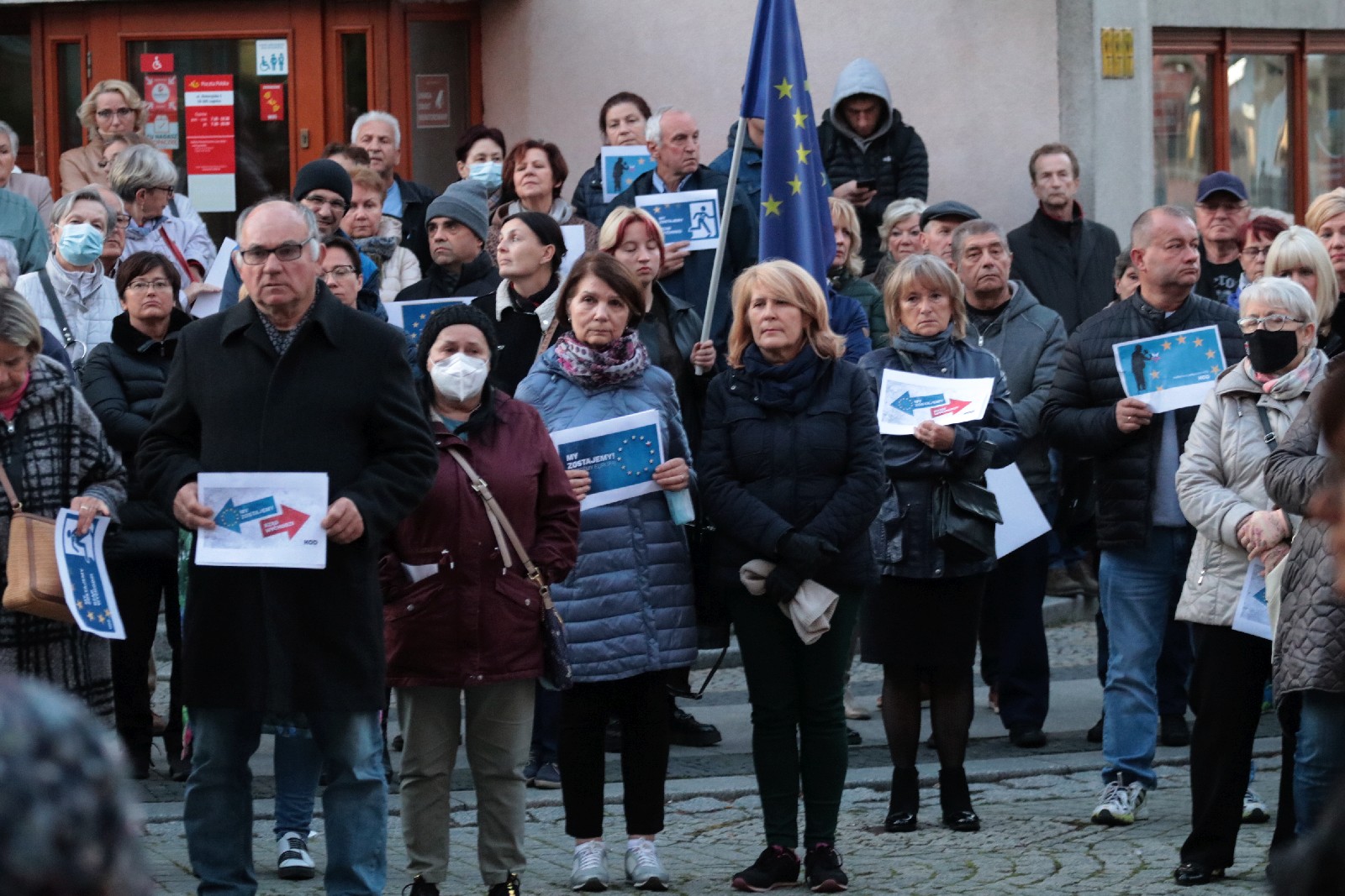 Legniczanie nie chcą polexitu. Protestowali w centrum miasta