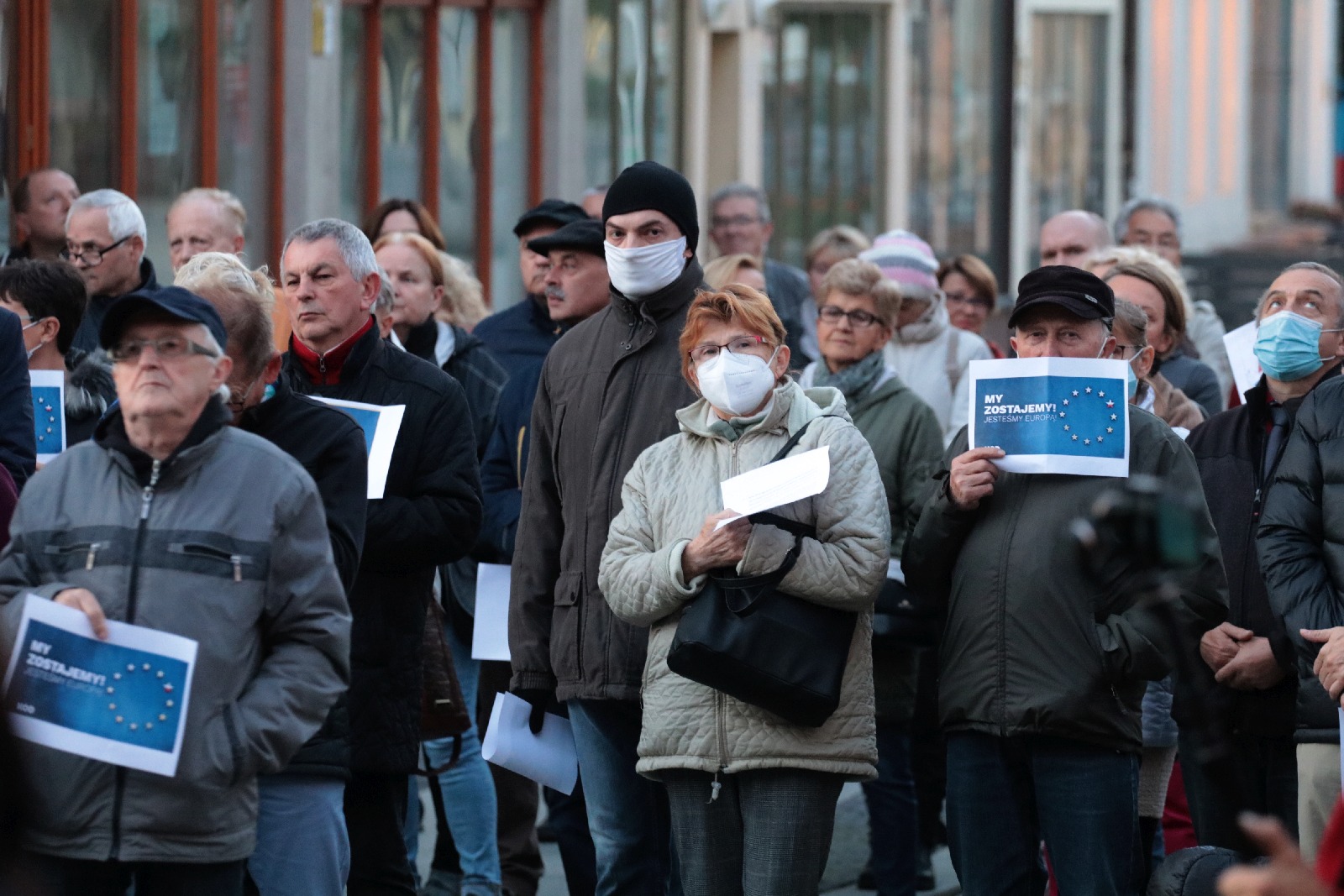 Legniczanie nie chcą polexitu. Protestowali w centrum miasta