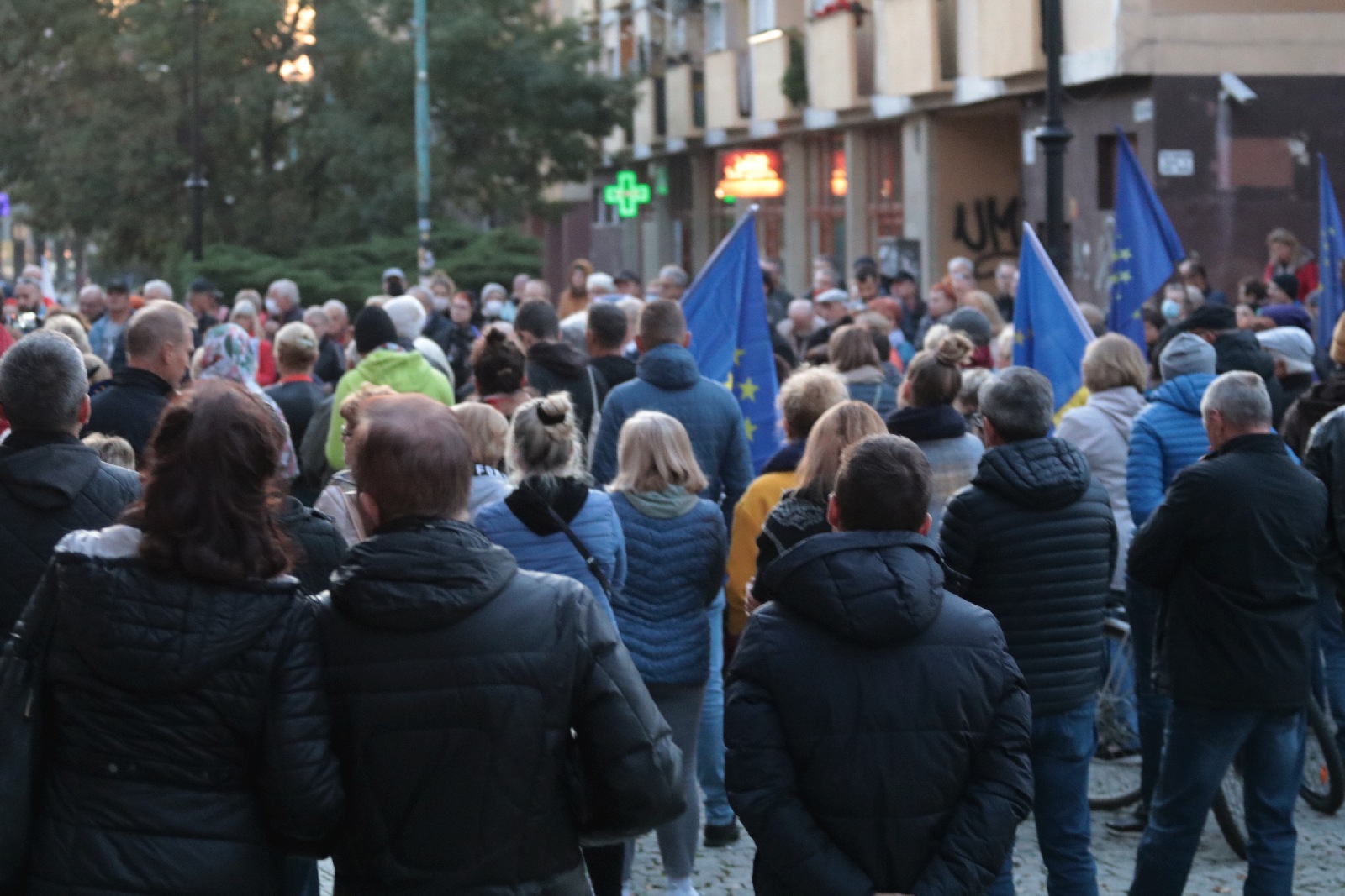 Legniczanie nie chcą polexitu. Protestowali w centrum miasta