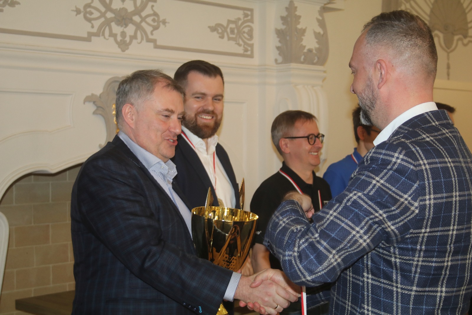 Zakończenie Ekstraligi Szachowej 2021. Wręczenie pucharów