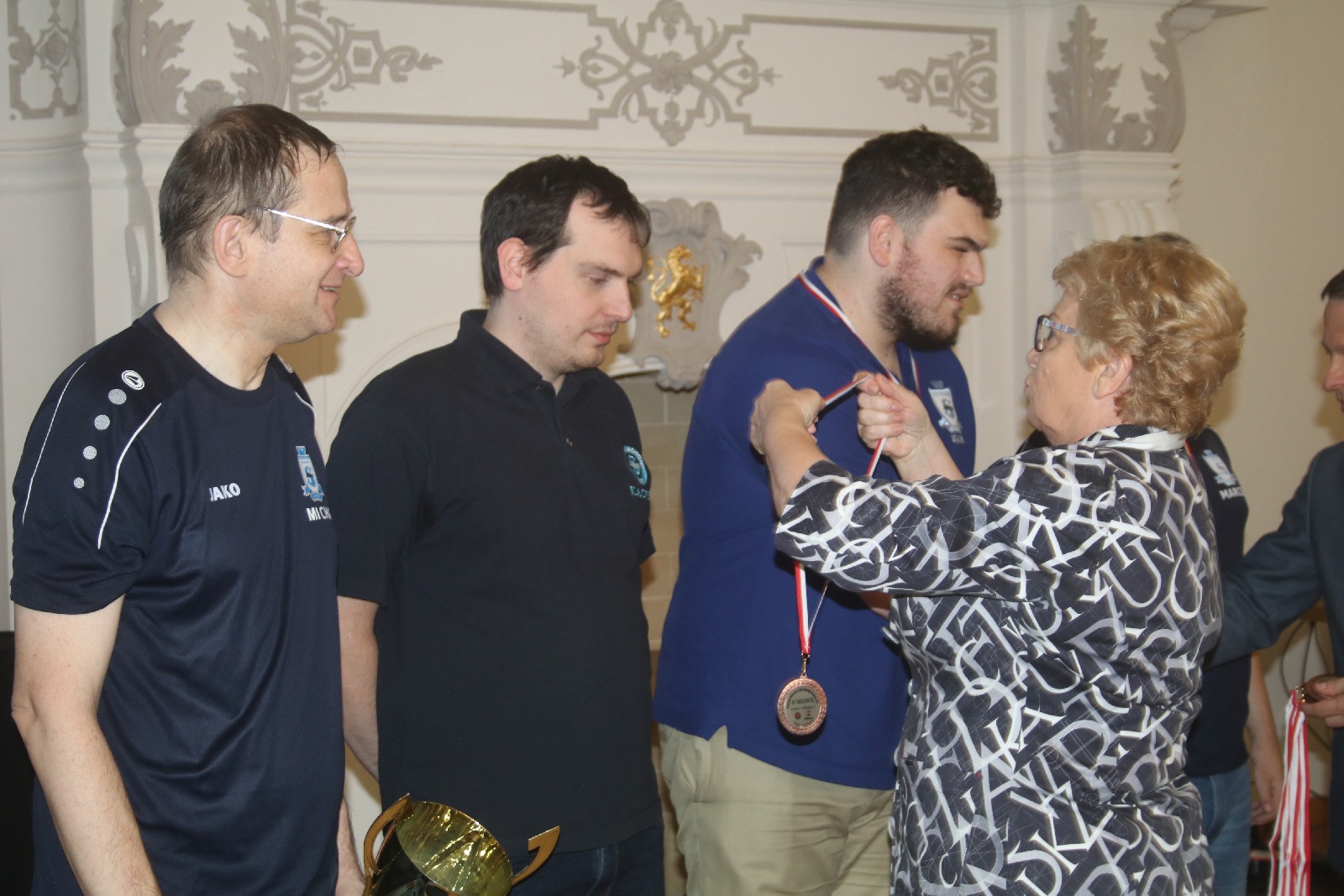 Zakończenie Ekstraligi Szachowej 2021. Wręczenie pucharów