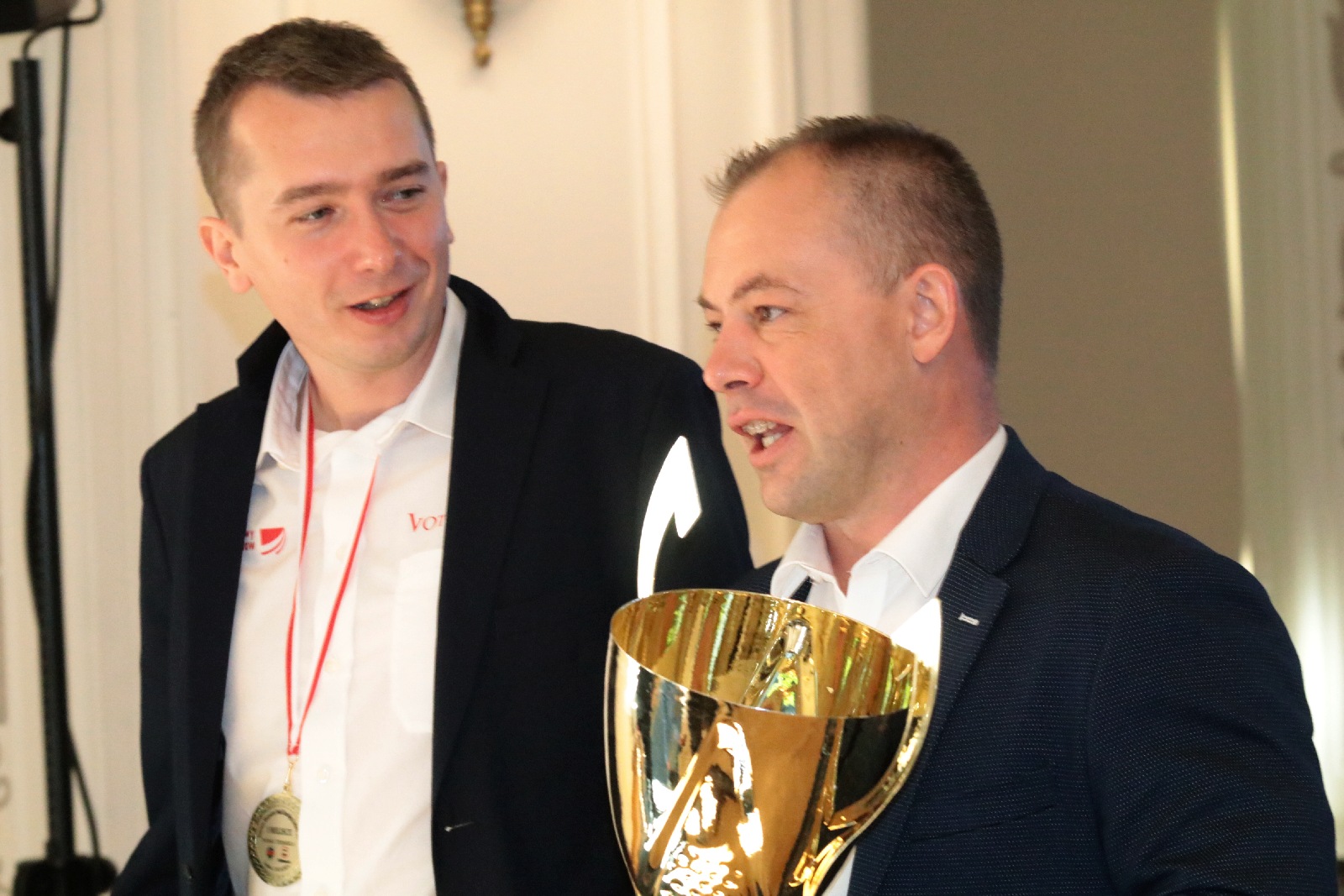 Zakończenie Ekstraligi Szachowej 2021. Wręczenie pucharów