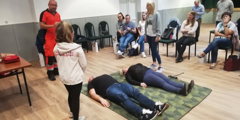 Zorganizował dla mieszkańców Piekar kurs pierwszej pomocy
