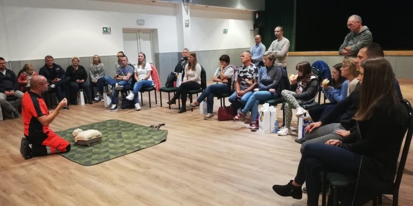 Zorganizował dla mieszkańców Piekar kurs pierwszej pomocy