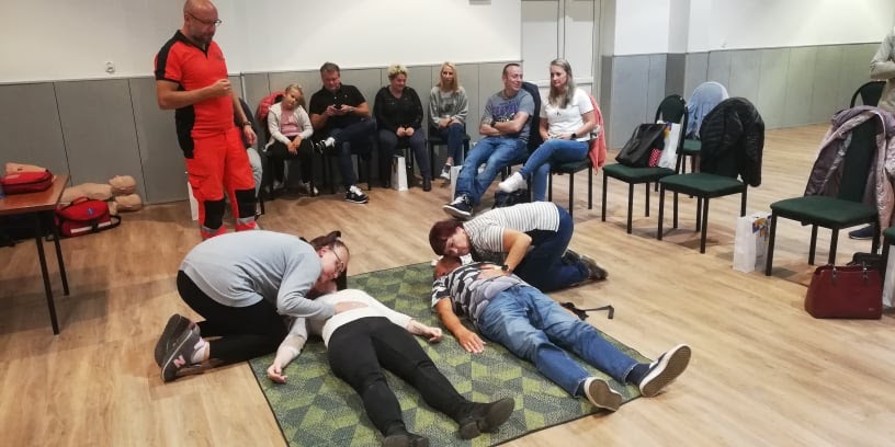 Zorganizował dla mieszkańców Piekar kurs pierwszej pomocy