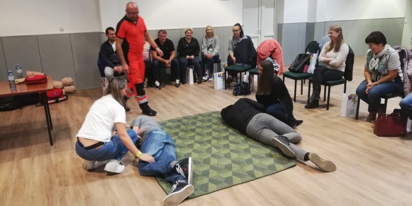 Zorganizował dla mieszkańców Piekar kurs pierwszej pomocy