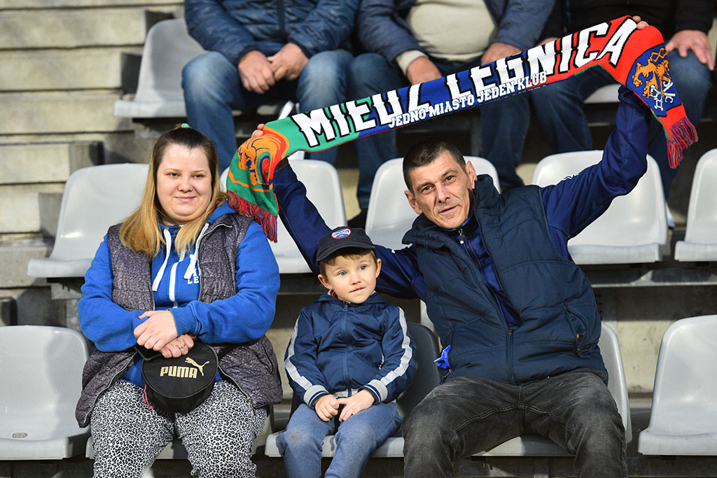 Znajdź się na zdjęciach. Miedź Legnica-Zagłębie Sosnowie