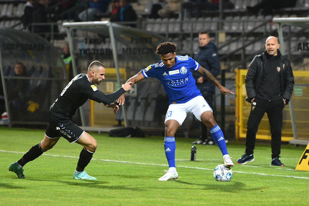1 liga: Miedź Legnica - Zagłębie Sosnowiec 4:0 (2:0)