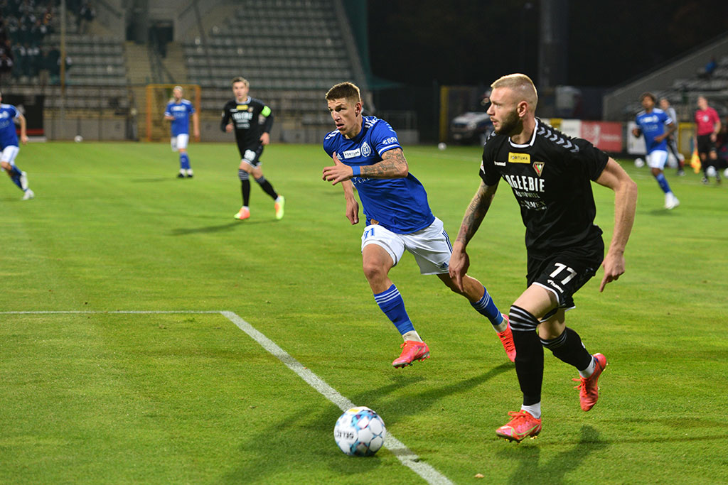 1 liga: Miedź Legnica - Zagłębie Sosnowiec 4:0 (2:0)