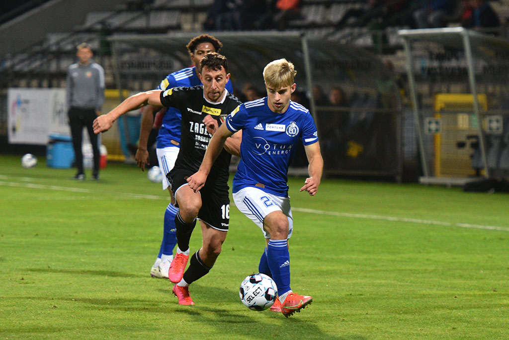 1 liga: Miedź Legnica - Zagłębie Sosnowiec 4:0 (2:0)