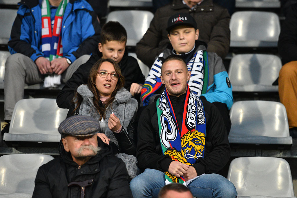 Znajdź się na zdjęciach. Miedź Legnica-Zagłębie Sosnowie