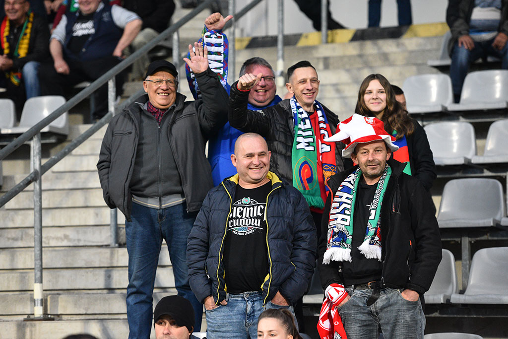 Znajdź się na zdjęciach. Miedź Legnica-Zagłębie Sosnowie