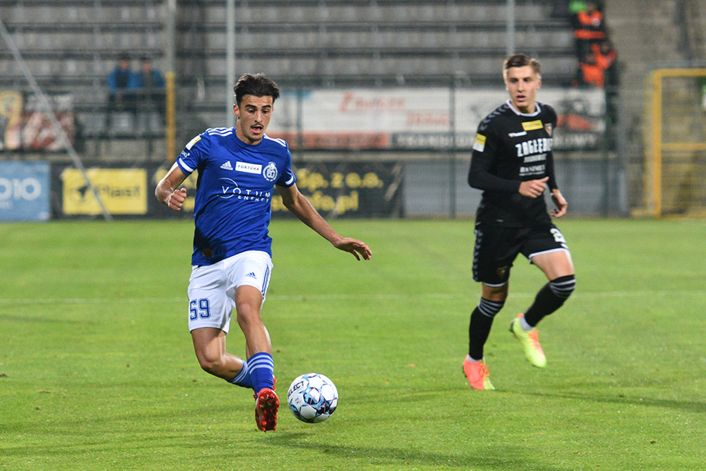 1 liga: Miedź Legnica - Zagłębie Sosnowiec 4:0 (2:0)