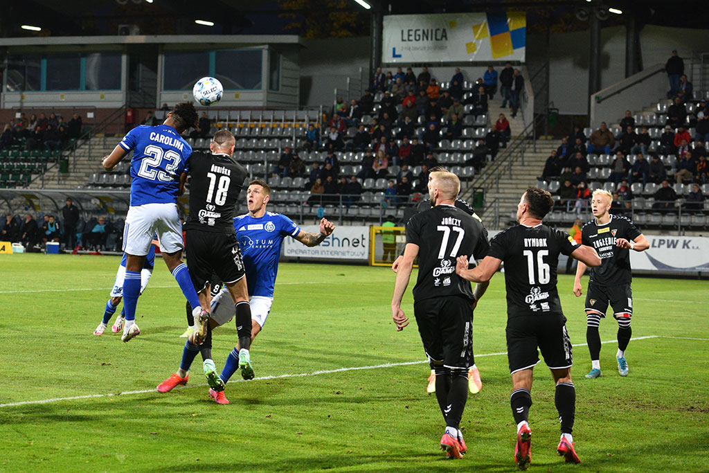 1 liga: Miedź Legnica - Zagłębie Sosnowiec 4:0 (2:0)