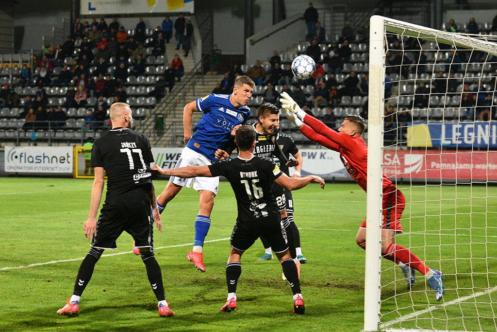 1 liga: Miedź Legnica - Zagłębie Sosnowiec 4:0 (2:0)