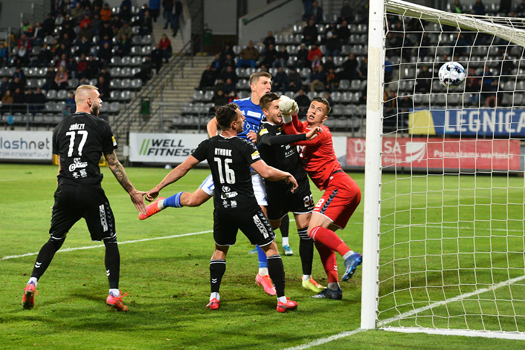 1 liga: Miedź Legnica - Zagłębie Sosnowiec 4:0 (2:0)