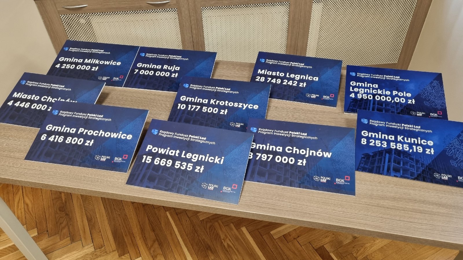 Promesy na inwestycje w ramach Polskiego Ładu wręczone