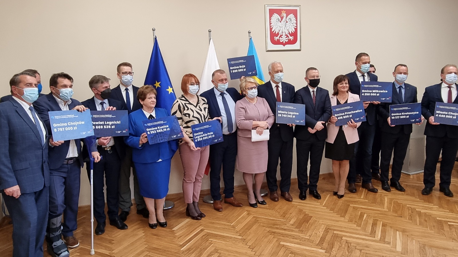 Promesy na inwestycje w ramach Polskiego Ładu wręczone