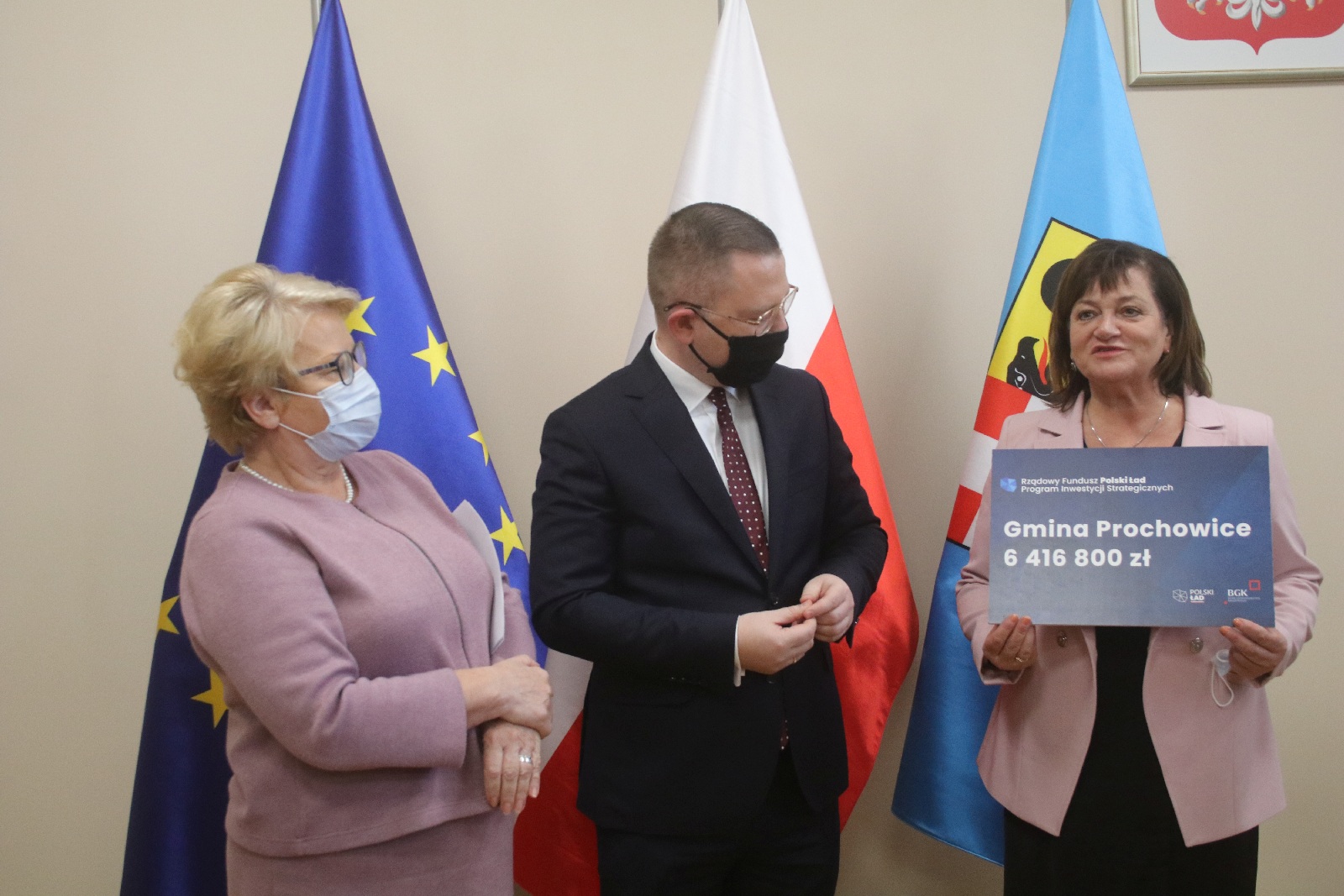 Promesy na inwestycje w ramach Polskiego Ładu wręczone