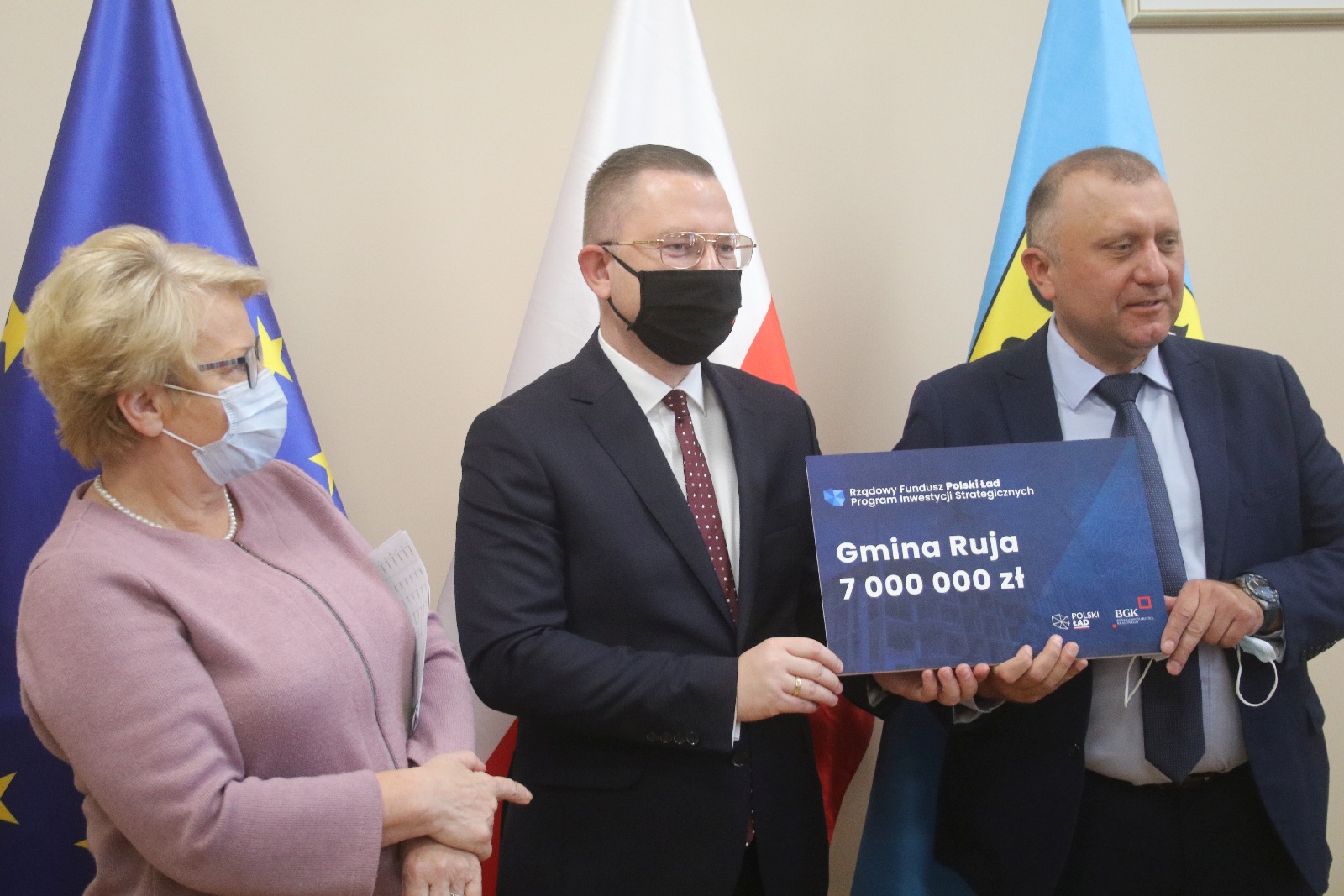 Promesy na inwestycje w ramach Polskiego Ładu wręczone