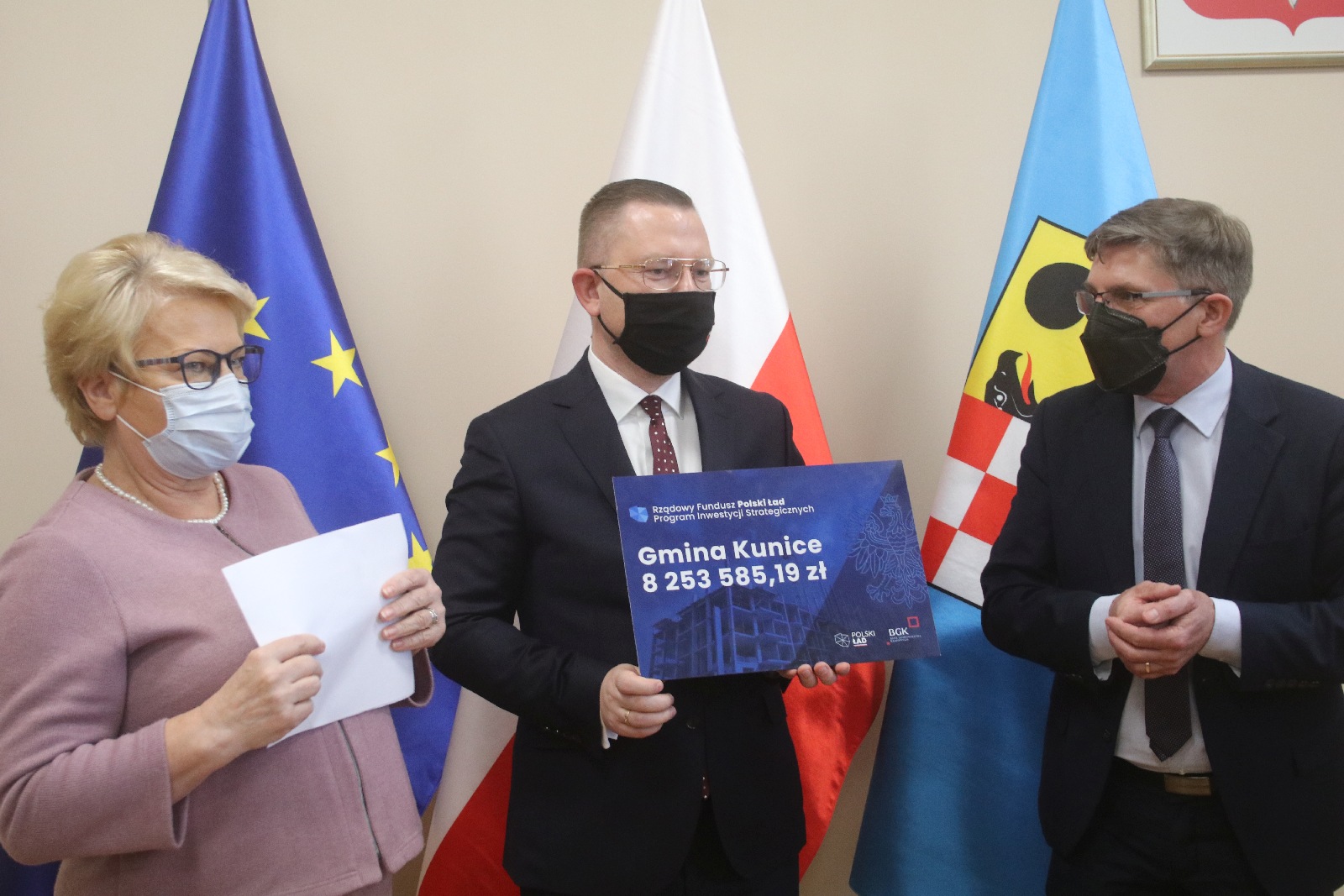 Promesy na inwestycje w ramach Polskiego Ładu wręczone