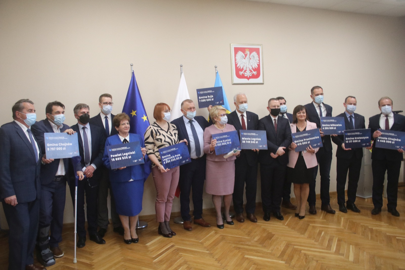 Promesy na inwestycje w ramach Polskiego Ładu wręczone