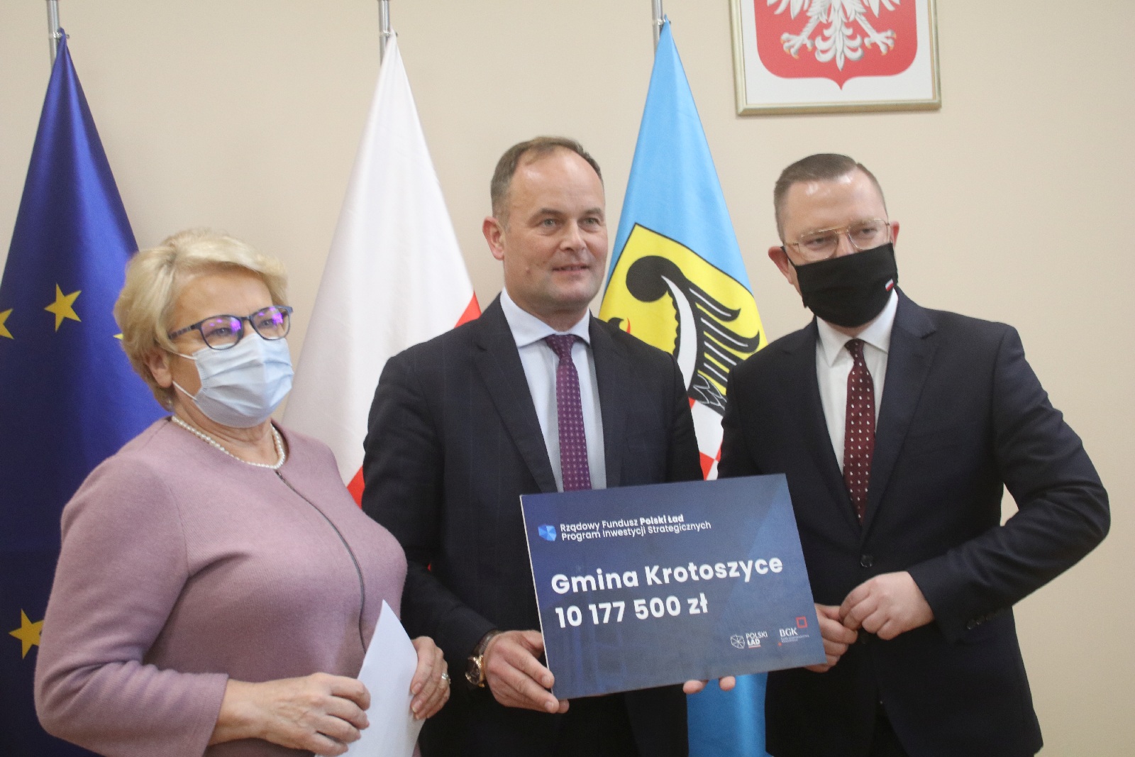 Promesy na inwestycje w ramach Polskiego Ładu wręczone